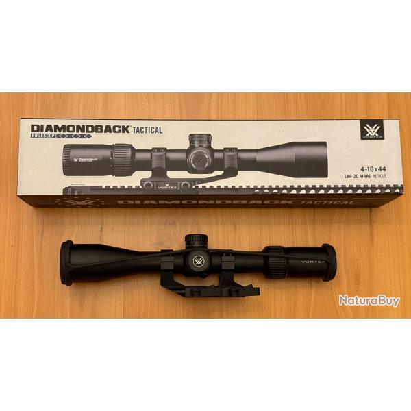 Lunette Vortex Diamondback Tactical 4-16x44 FFP avec Montage