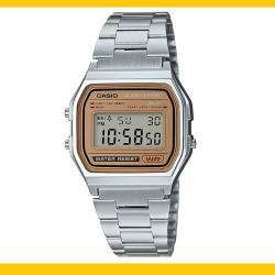 Montre Digitale Casio - Vintage, Or Rose