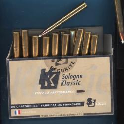 9,3 X 74 R ...SOLOGNE ... ACCUBOND 250 grains (16,2 grammes)...1 boite neuve 20 cartouches