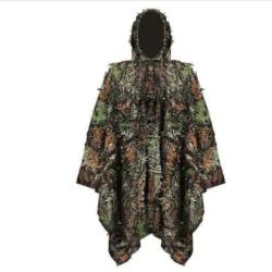 "Tenue Ghillie Camouflage Feuilles Jungle 3D Hommes Femmes Enfants - Ensemble Veste Capuche Pantalon