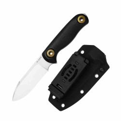 Couteau Lame Fixe Kizer Drop Bear 3 Lame Acier 14C28N Manche G-10 Noir Etui Polymère KI1101A1