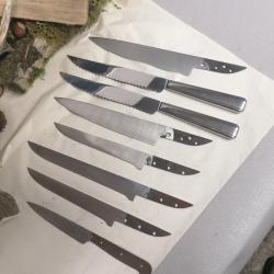 Lot coutellerie lames et couteaux