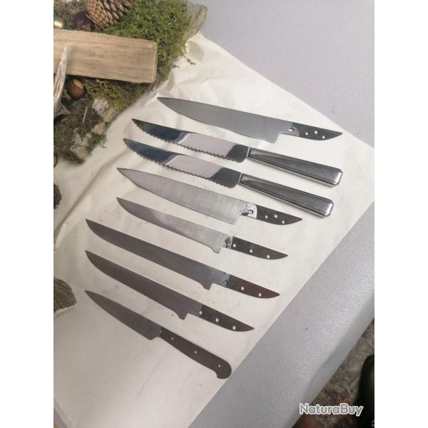 Lot coutellerie lames et couteaux