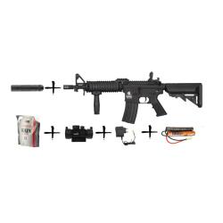 Pack de Noel replique AEG avec point rouge et silencieux 1J