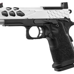 Pistolet Airsoft GBB Stryk Hi-Capa 4.3 Silver Lancer Tactical