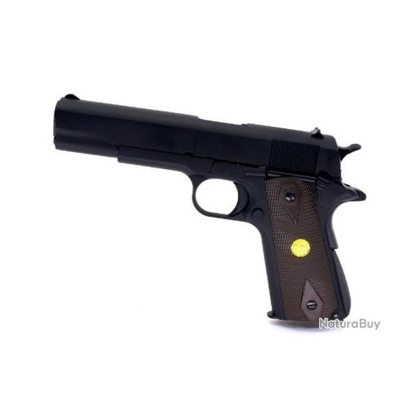 R�plique GBB 1911 noir grip marron Golden Eagle