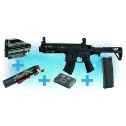 Pack de Noel réplique M923A AEG double eagle + chargeur + red dot + batterie Lipo + chargeur de batt