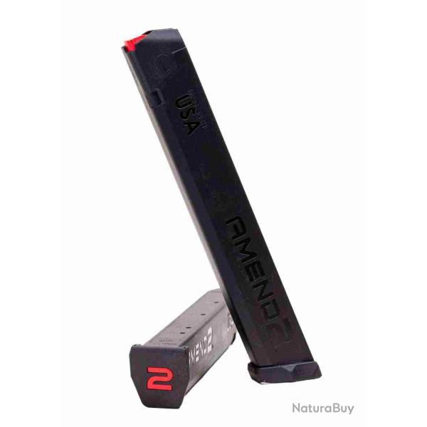 Chargeur AMEND2 30 coups pour Glock 9x19mm !A1! CHARGEUR AMEND2 AR9 30CPS 9X19 - BLACK