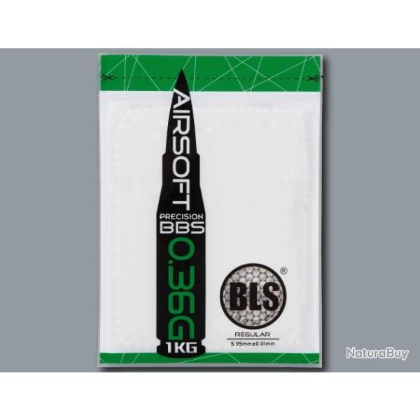 Billes BLS 0,36g Ultimate Heavy - Sachet de 1000 unit�s BB BILLES BLS STD SACHET 1000rd - 0.36g