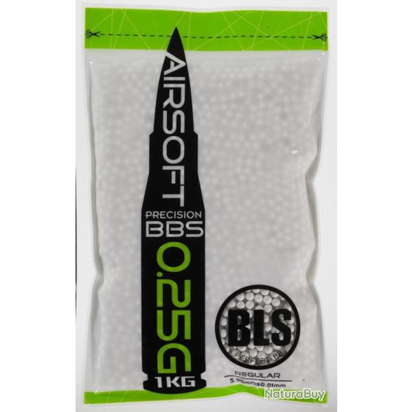 Billes 0.25g BLS STD 6mm - Sachet de 1 kg Carton de 20 sachets 0.25g BLS