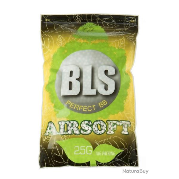 Billes 6mm Airsoft BIO Blanches 0.28g - BLS - Sac de 1 kg Sachet 1KG - BIO - 0.28g BLS
