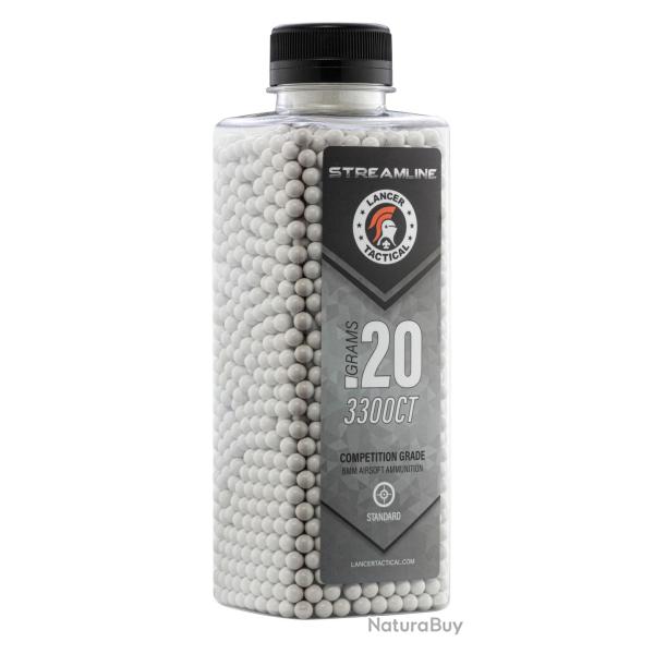 Billes Streamline Lancer Tactical - 0.20g BB LT Streamline 3300rds - 0.20g