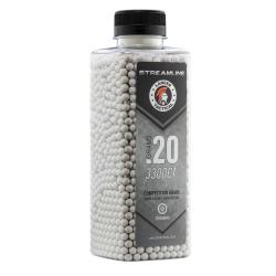 Billes Streamline Lancer Tactical - 0.20g CARTON DE 12 BOUTEILLES DE 3300 BB's LT STREAMLINE - 0.20g