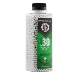 Billes STREAMLINE Bio Lancer Tactical - 0.30g CARTON DE 12 BOUTEILLES DE 3300 BB's LT STREAMLINE - B