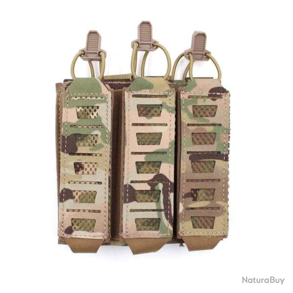 Poche porte-chargeurs triple MP5/MP7 Dagger Laser - Corso Tactical Multicam