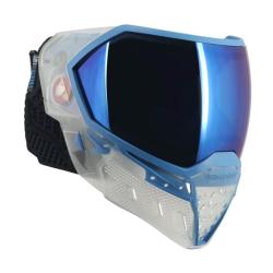 EVS Crystal SE Clair/Bleu avec lentille miroir bleue