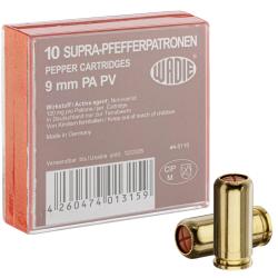 Cartouches au poivre Waddie calibre 9 mm P.A.