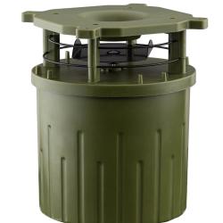 Agrainoir électrique automatique 6 volts projection 8 à 12 m Agrainoir automatique vert 6 volts