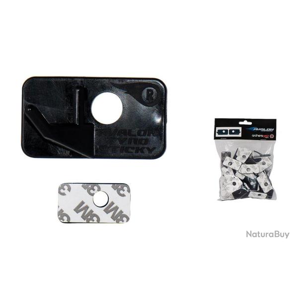 Repose-flche Autocollant Tyro Sticky Noir Droitier (Lot de 50) Paquet de 50