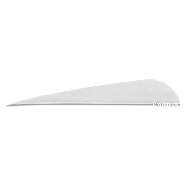 Plumes Rondes 4'' RW Blanches - Paquet de 24 Plumes blanches 4''