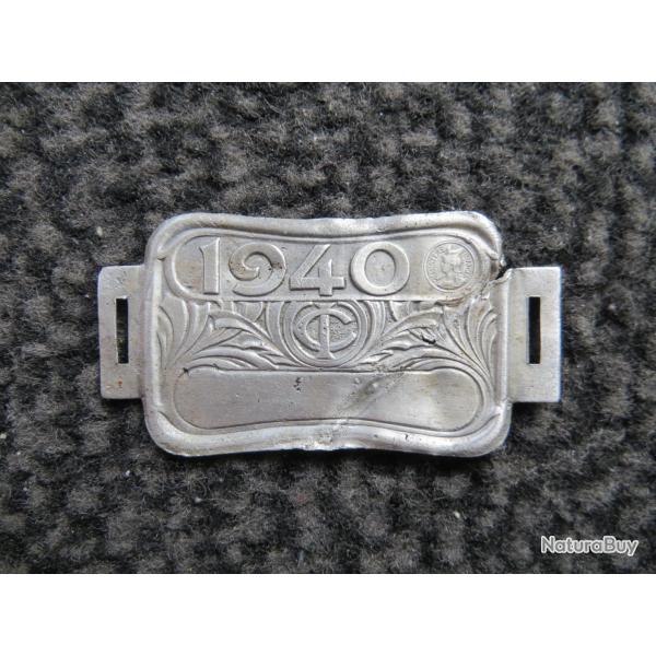 Plaque fiscale v�lo