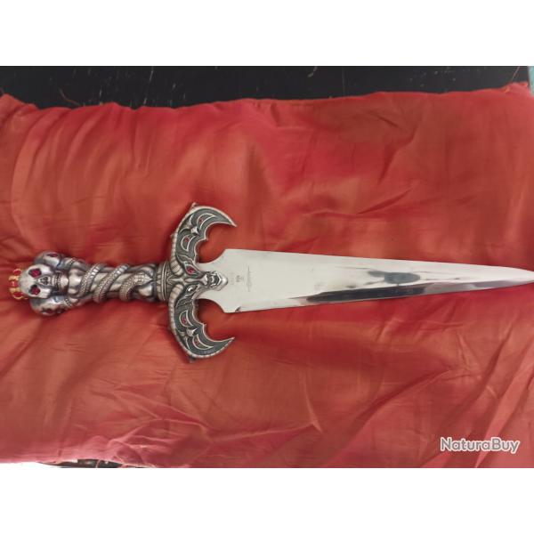 DAGUE DE COLLECTION CRANE DE DEMON CIMMERIEN DE CONAN LE BARBARE