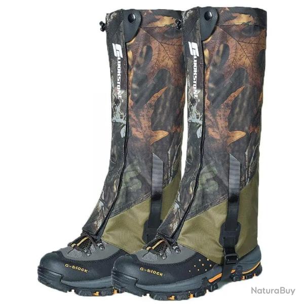 Cuissards Imperm�ables Chasse Camo Vert - Taille40cm Anti-Eau L�ger - Id�al Gibier d'Eau Aff�t