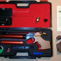 Pistolet Morini CM 162 MI - détente mécanique - 2 crosses M + S