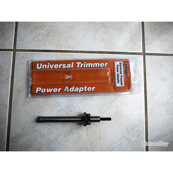 Lyman - Power Adaptateur Case trimmer