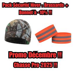 Pack Sécurité Hiver : Brassards + Bonnet à -10% Promo Décembre