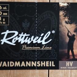 LOT 100 pcs 16 Cal Rottweil 70mm 31 g HV no 5
