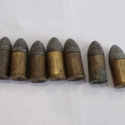 Lot de 7 cartouches 11mm 1873 PN