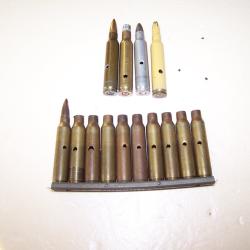 lot de 5 munitions de 5,56 neutralis&eacute;es