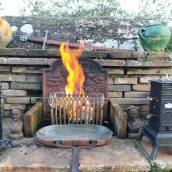 TOURNEBROCHE DE CHEMINEE MECANIQUE XIXème