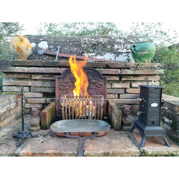 TOURNEBROCHE DE CHEMINEE MECANIQUE XIXme