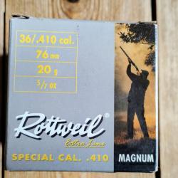 LOT 100 pcs .410 magnum 76mm 20g no 9