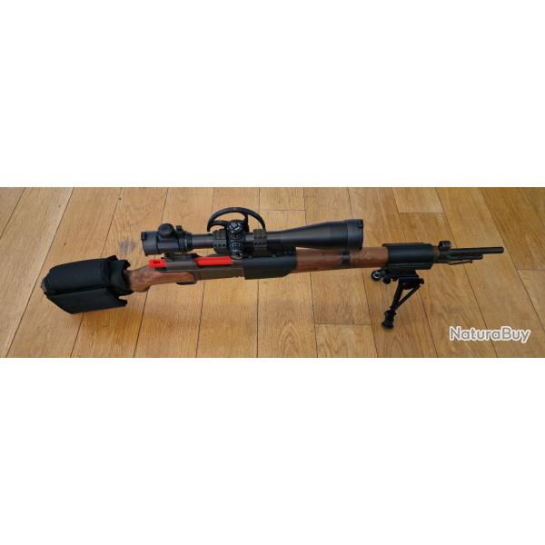 MAS36 - Adaptateur droit + collier monobloc Lunette + appuie joue + adaptateur + bipied