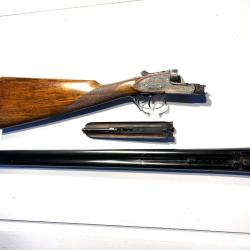 Fusil platine juxtaposé cal 12/70 Masquelier Liège