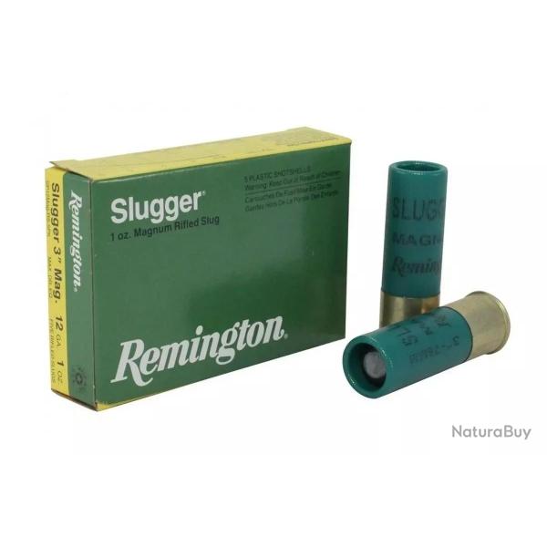 CARTOUCHES REMINGTON SLUG magnum calibre 12/76 x5