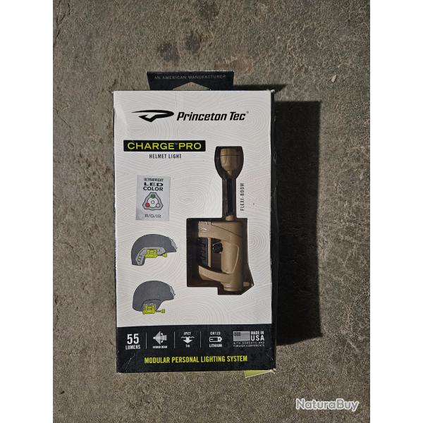 Lampe militaire p/casque et MOLLE -- Charge� Pro - Princeton Tec - Neuve