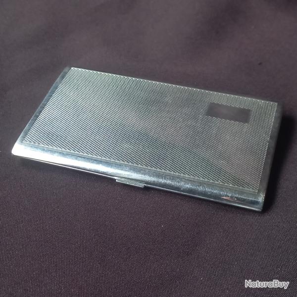 RARE  tui  cigarette ayant t offert au gnral JOUHAUD Algrie en 1958