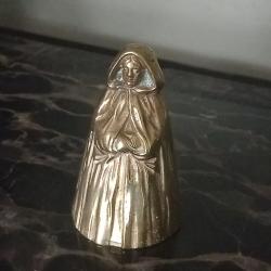 cloche de table , de service en bronze dor&eacute;