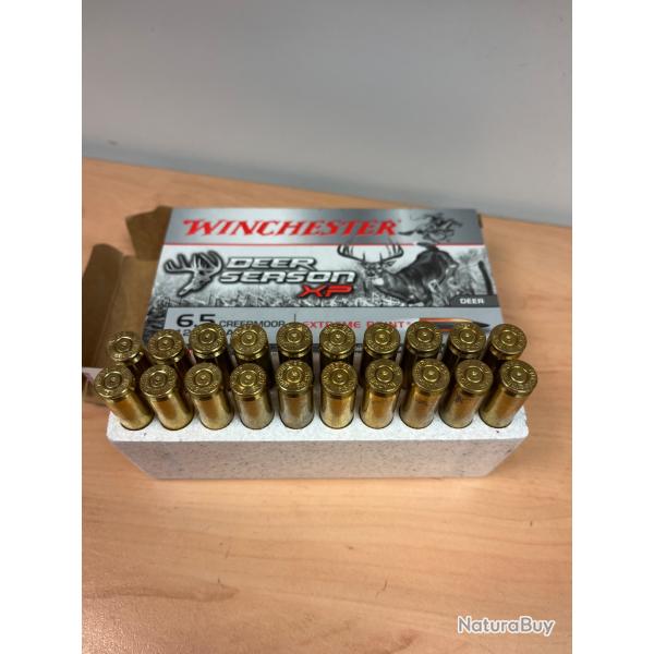 Lot de 20 douilles winchester 6,5 Creedmoor