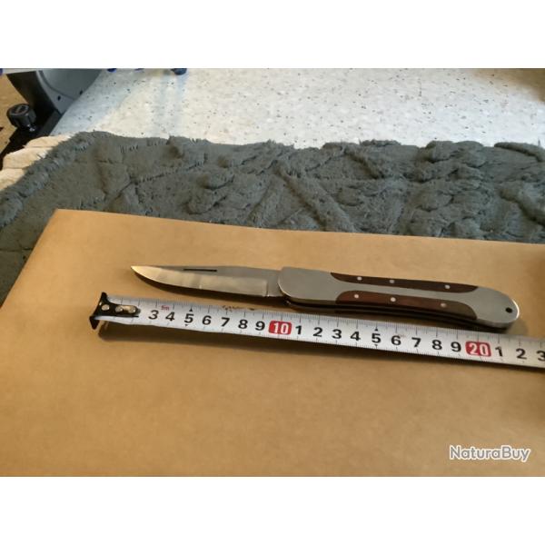 Coteau pliant acier et bois