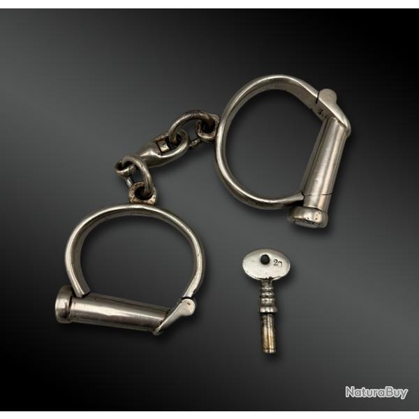 Paire de MENOTTE ou ENTRAVE - Etats-Unis - Vers 1940