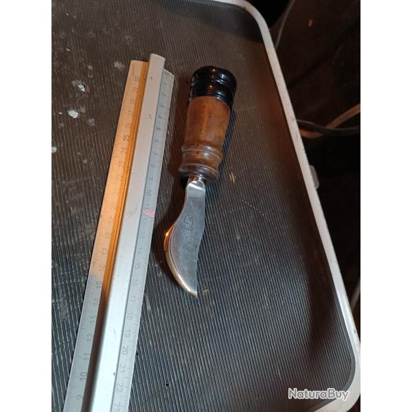 Cordonnier coutelier travail du cuir ancien couteau Tranchet coupe parfaite tr�s beau manche