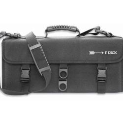 Dick Malette &agrave; Couteaux Noire 13 Pi&egrave;ces - Vide, Compartiments Modulables, 90 x 49 cm