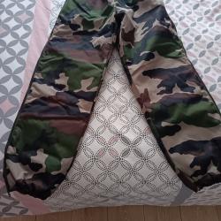 Pantalon camouflage matelassé