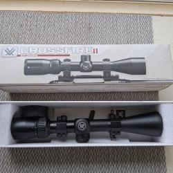 Lunette vortex 4x12x44 avec anneaux plus protège optique à clapet