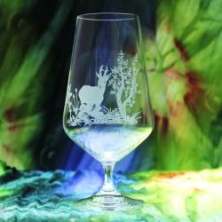 Verre à Bière Cristal - Brocard gravé